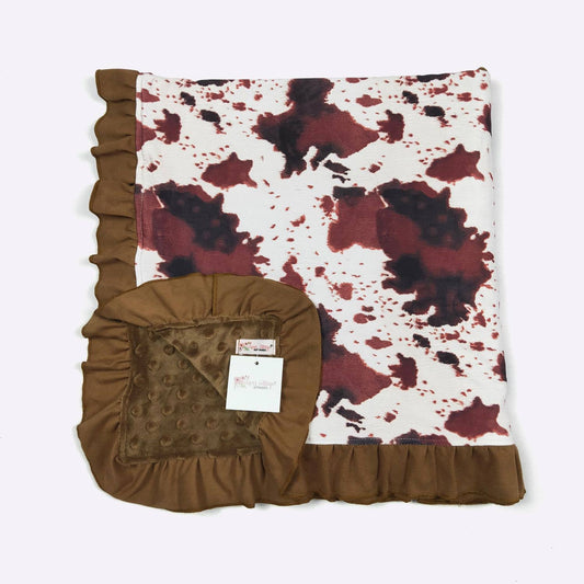 Minky Blanket | Cowhide