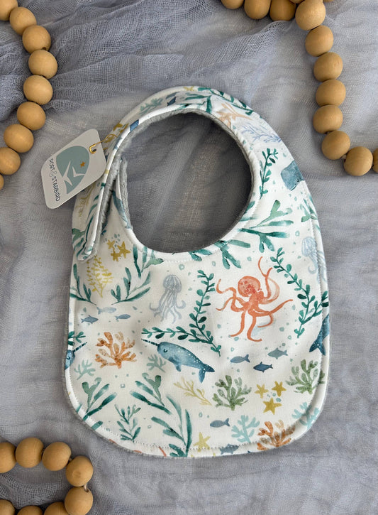 Handmade Bib | Enchanted Sea Life