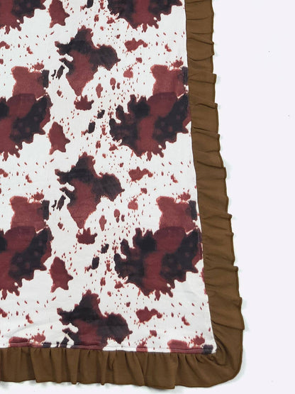 Minky Blanket | Cowhide