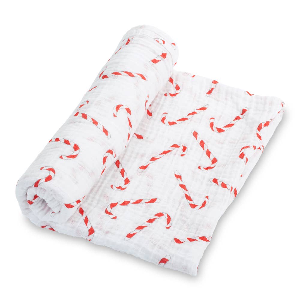 Candy canes | Swaddle Blanket