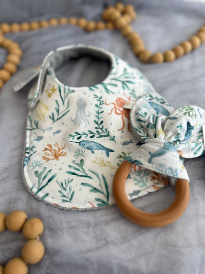 Handmade Bib | Enchanted Sea Life